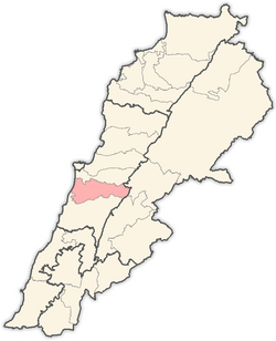Lebanon districts Aley